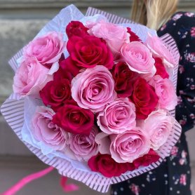 Букет «Моно из роз» от интернет-магазина «Мелисса» в Нижнем Тагиле