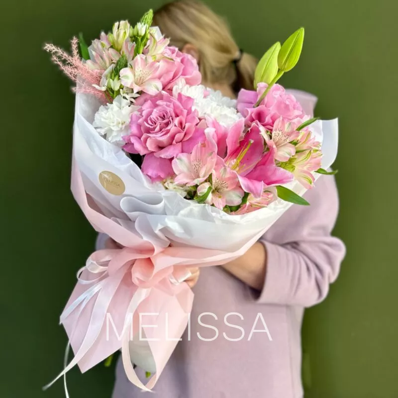 Букет &laquo;Розовые грёзы&raquo;