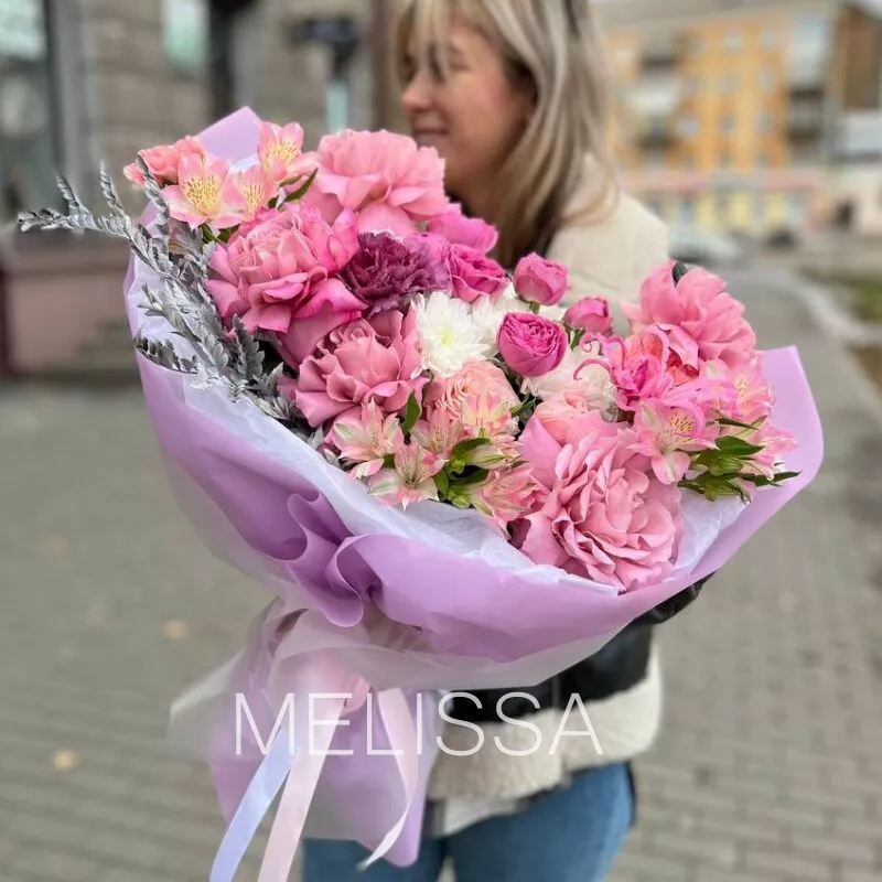 Букет &laquo;Розовый коктейль&raquo;