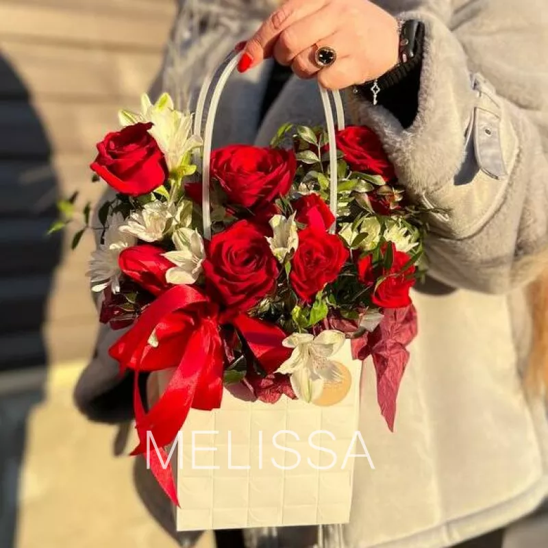 Композиция в сумочке &laquo;Танец пламени&raquo;