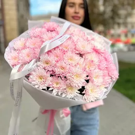 Букет «Хризантемы много не бывает»  от интернет-магазина «Мелисса» в Нижнем Тагиле