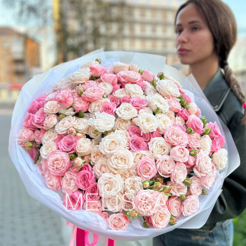 XL из кустовых роз 