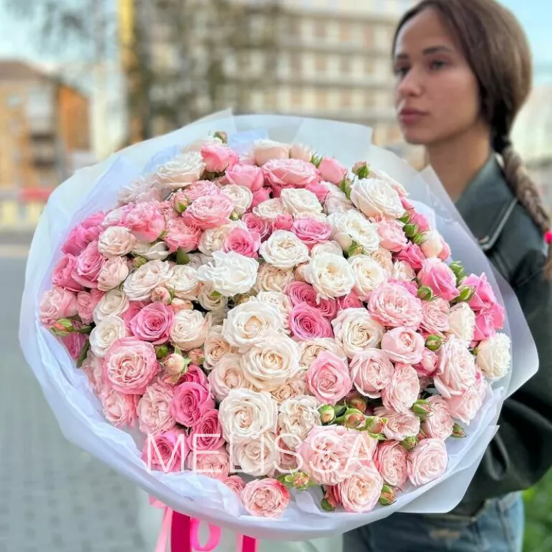 XL из кустовых роз 