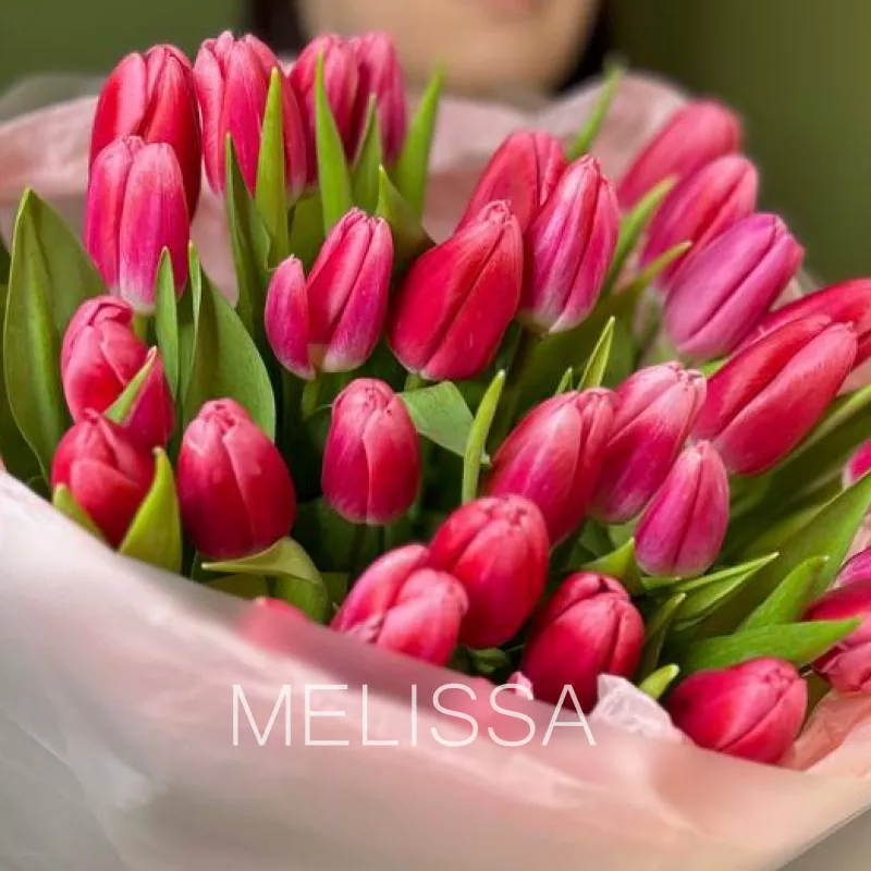 Букет Тюльпанов Розовый взрыв весны 1