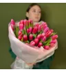 Букет Тюльпанов Розовый взрыв весны